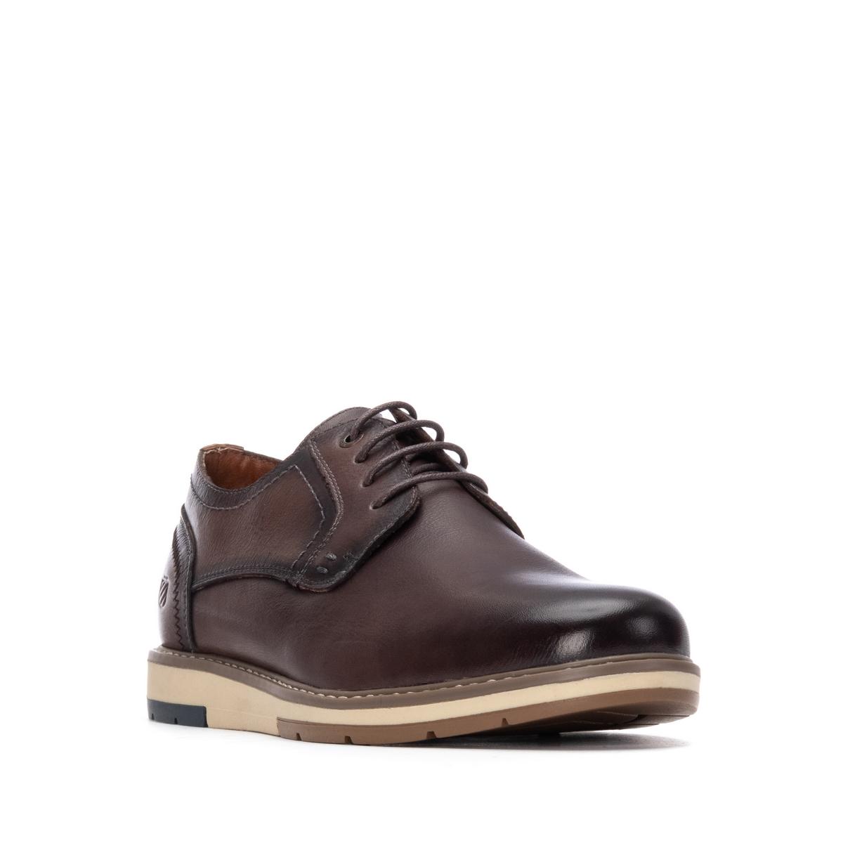 Chaussure Plaine Entreprise Lacets brun, CARMELA