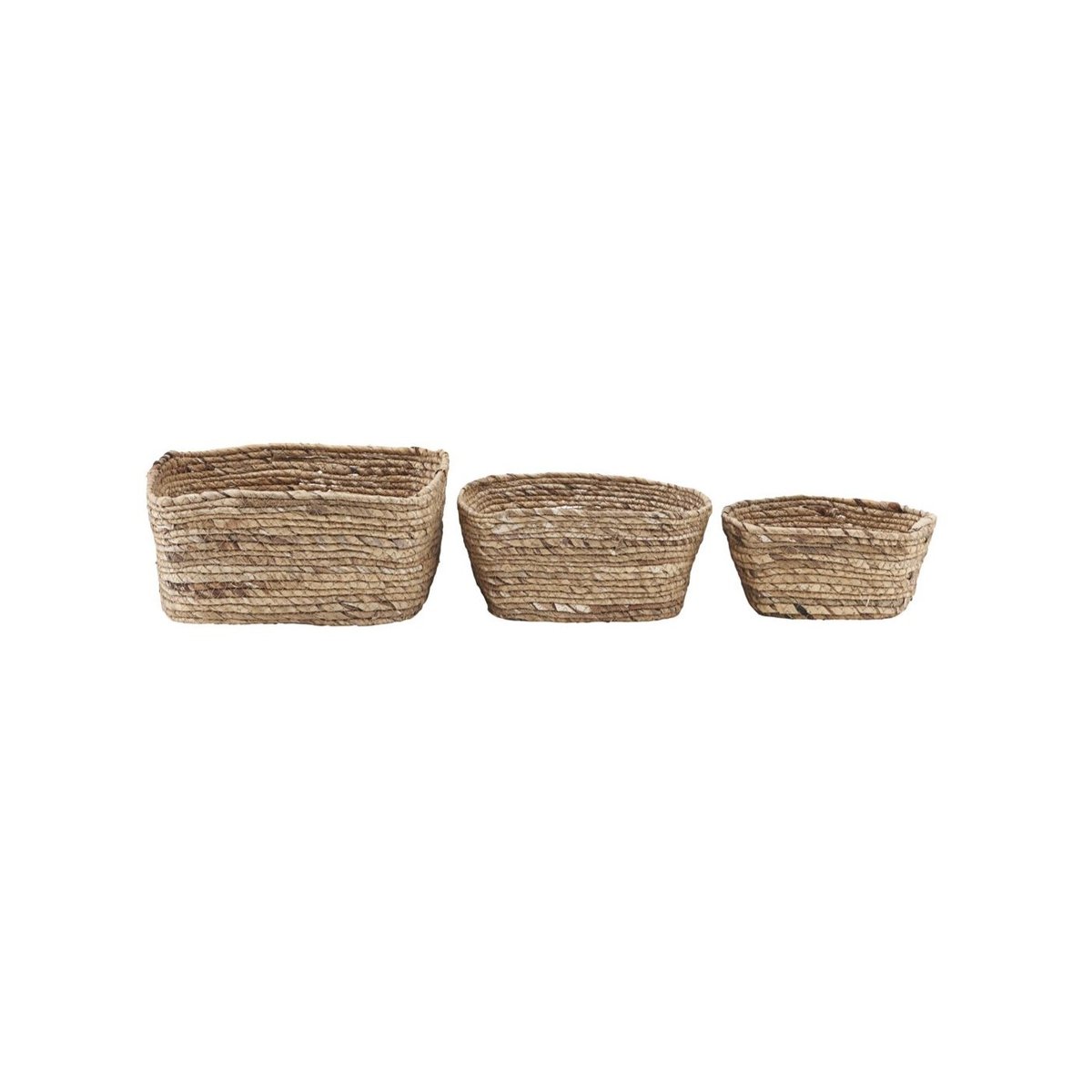Panier Nangloi lot de 3 naturel, HOUSE DOCTOR