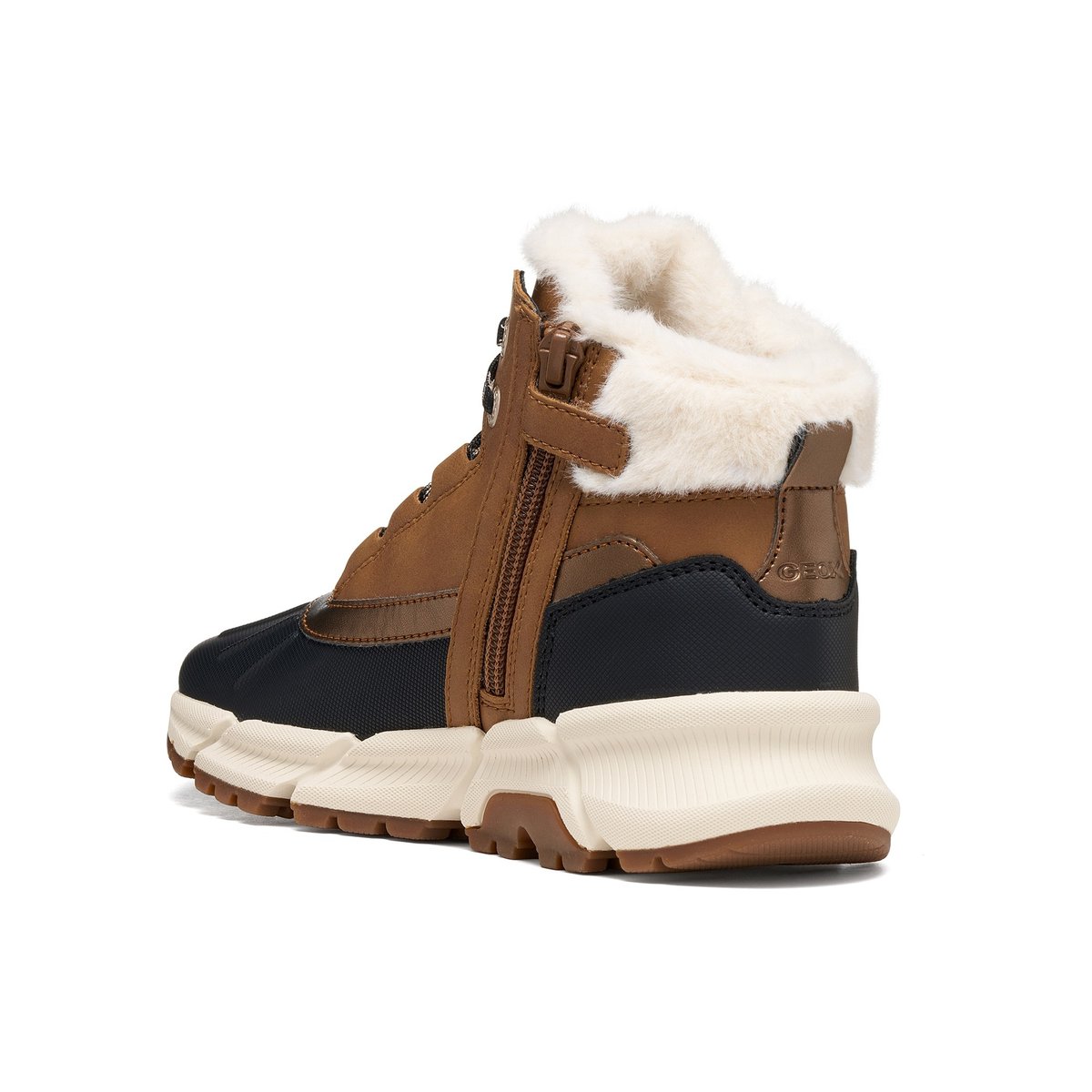 Bottines J FLEXYPER PLUS B ABX tabac/noir, GEOX