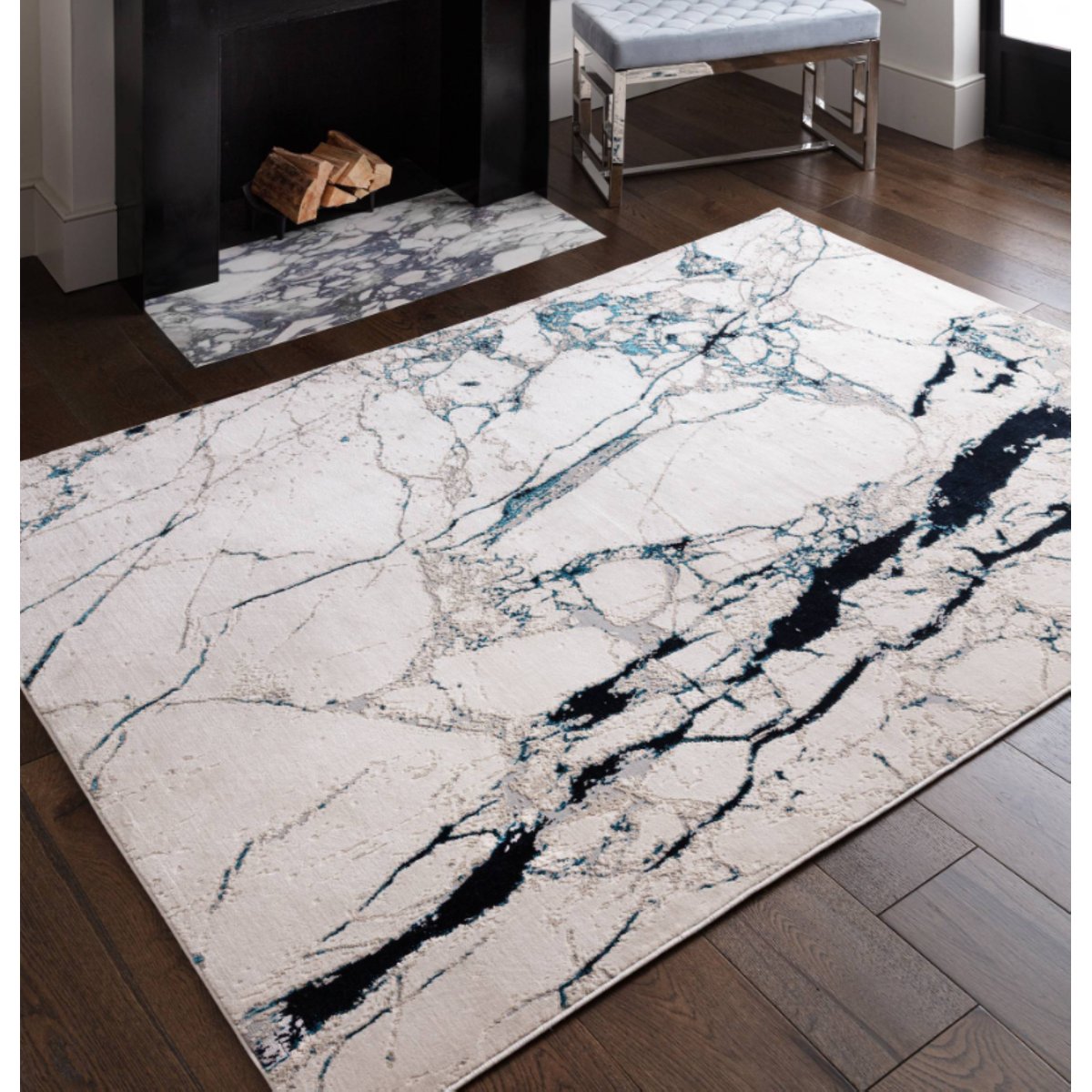 Tapis moderne salon et chambre SHAKE beige, NOVATREND