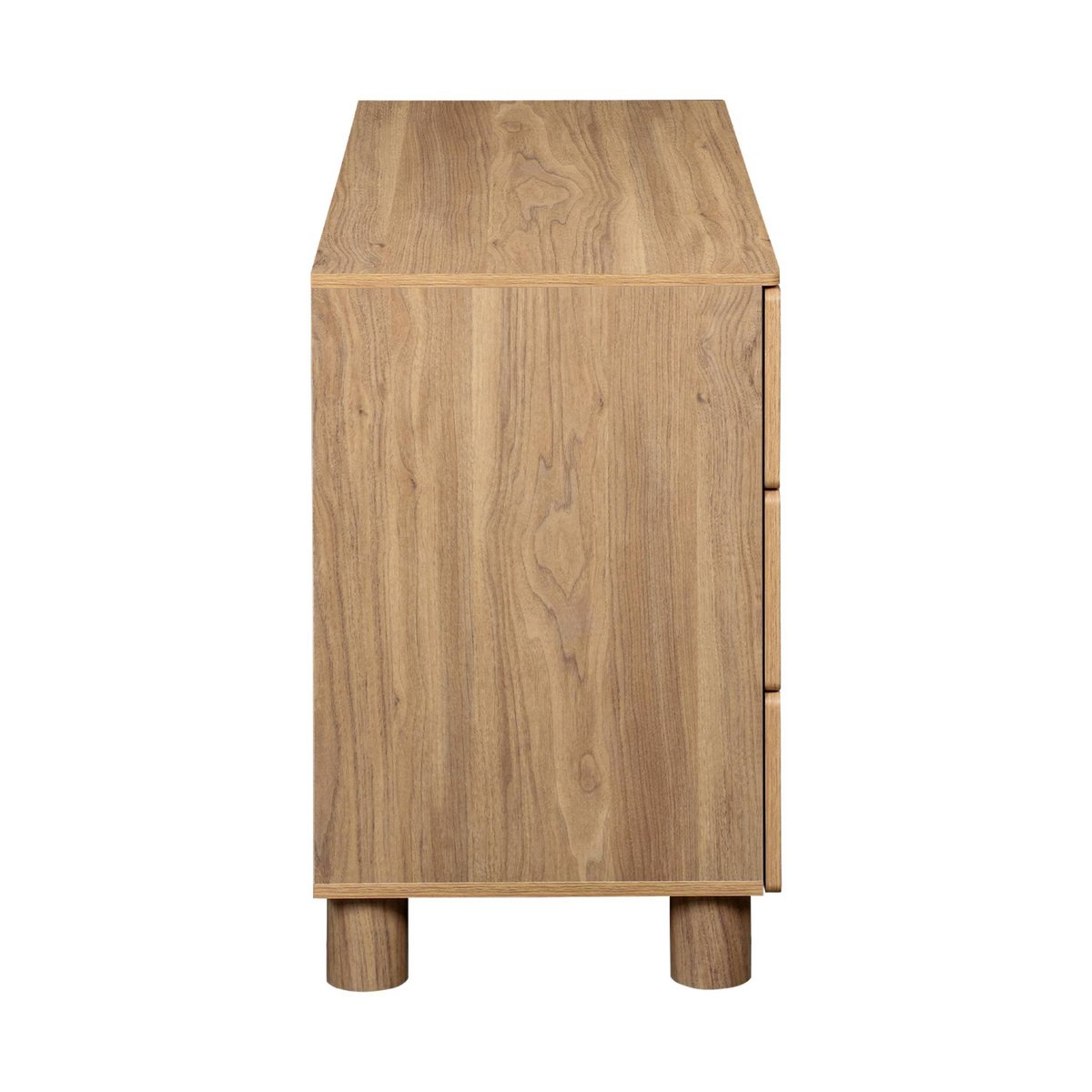 Commode décor bois 6 tiroirs AYANA bois de noisetier, SWEEEK