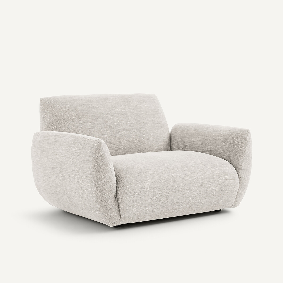 Fauteuil, en coton et lin, SPOGANO beige, AM.PM