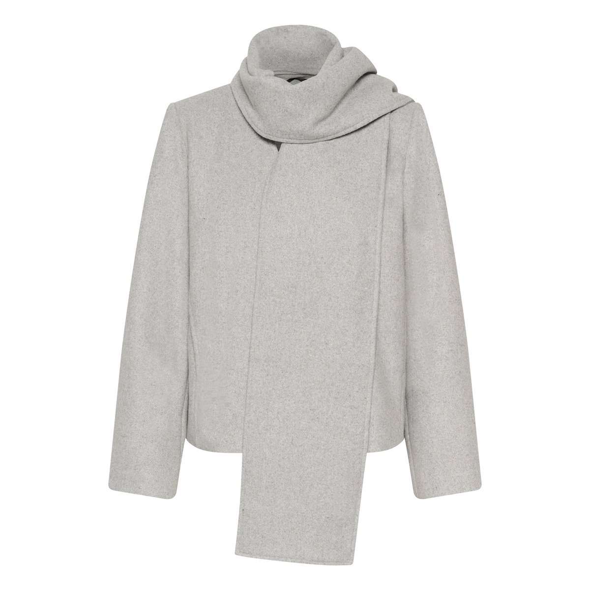 Manteau gris light grey melange, KAFFE