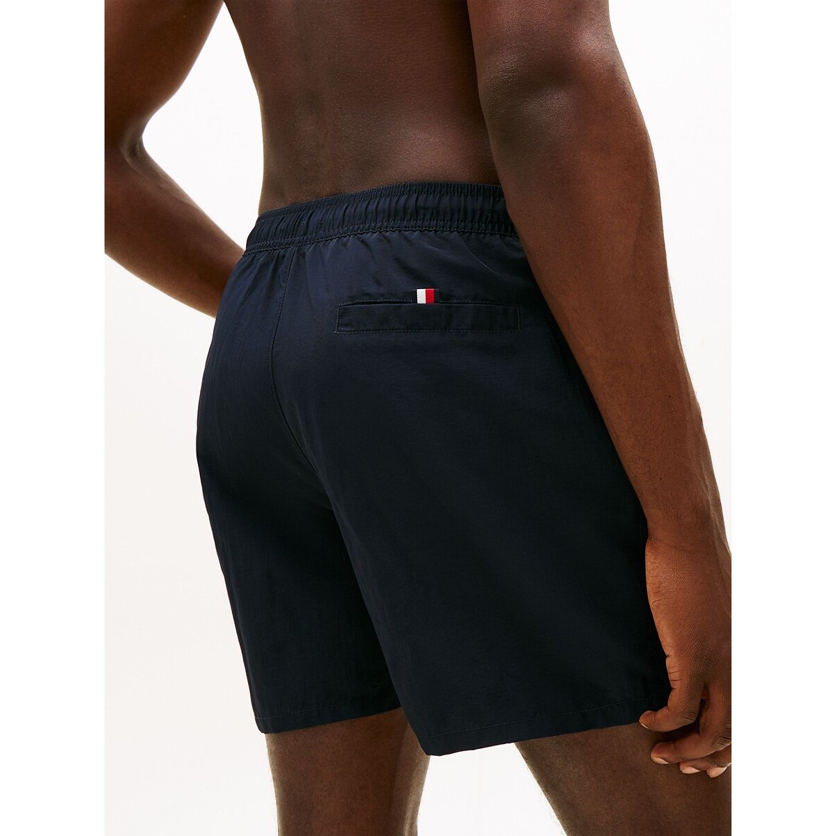 Short de bain mi-long à poche zippée ORIGINAL bleu foncé, TOMMY HILFIGER