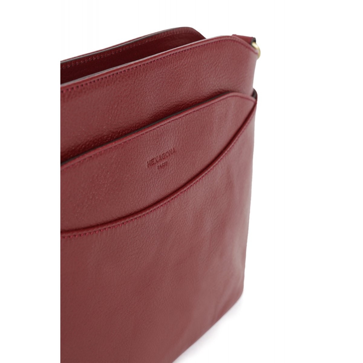 Sac porté travers  RÉPUBLIQUE rouge carmin, HEXAGONA