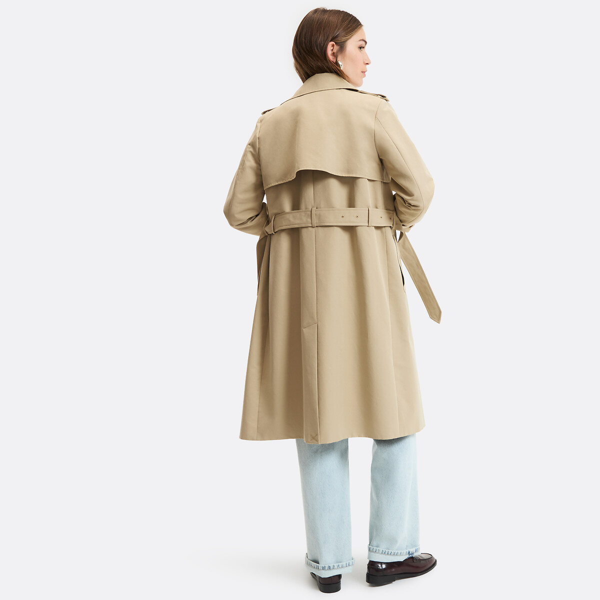 Trench double boutonnage beige, LA REDOUTE COLLECTIONS