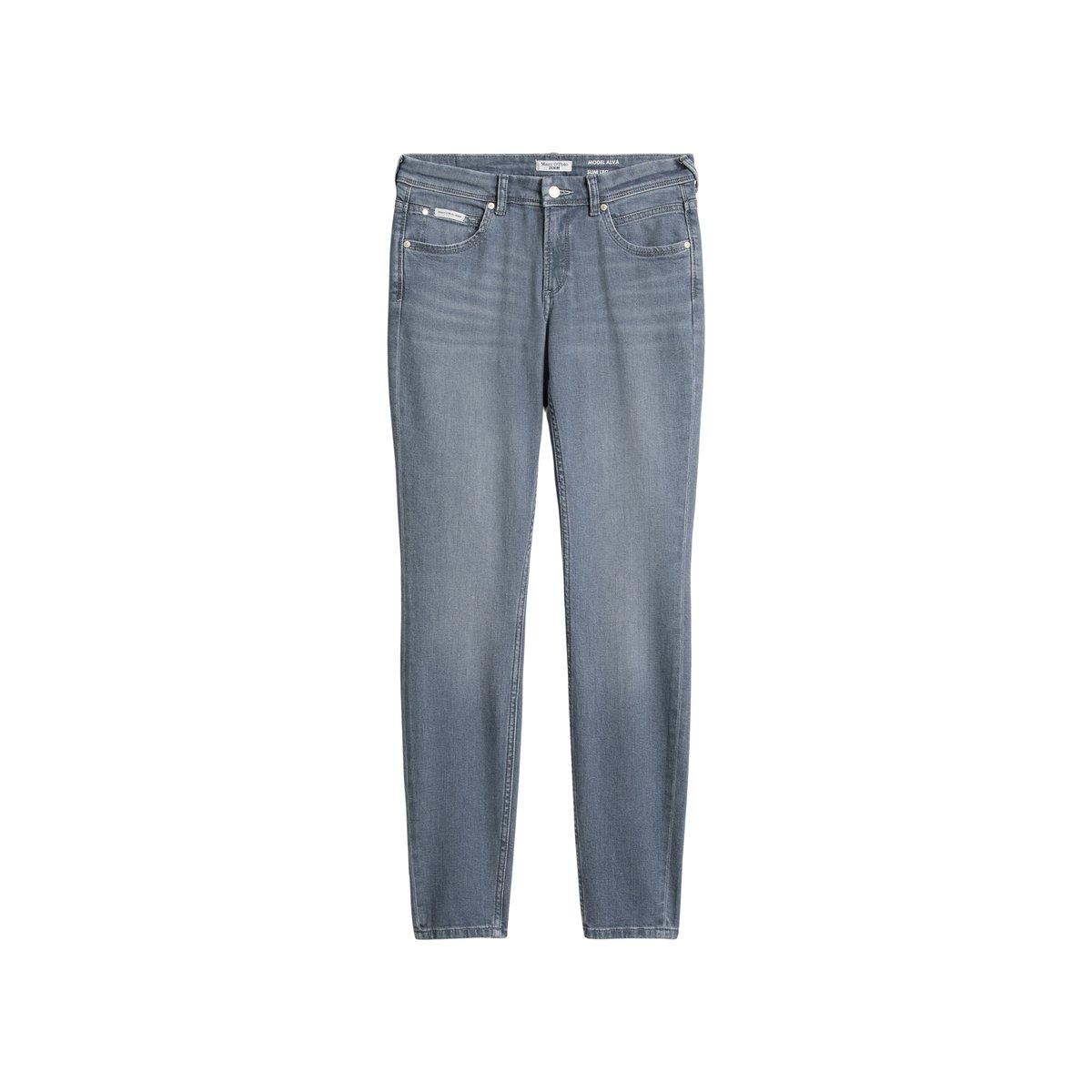 Jeans modèle Alva slim en mélange de coton organique bleu clair, MARC O’POLO DENIM