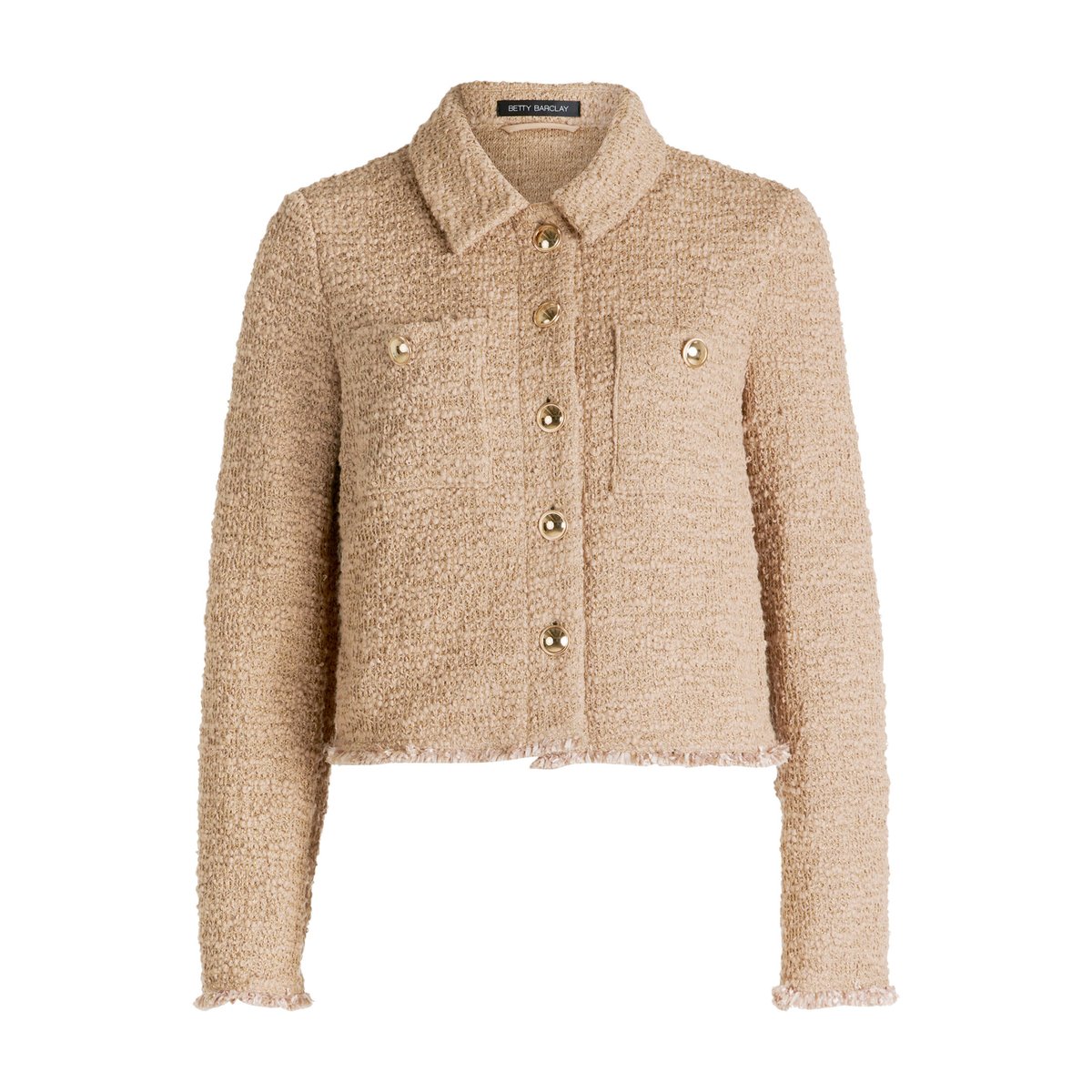 Veste blazer à manches longues beige, BETTY BARCLAY
