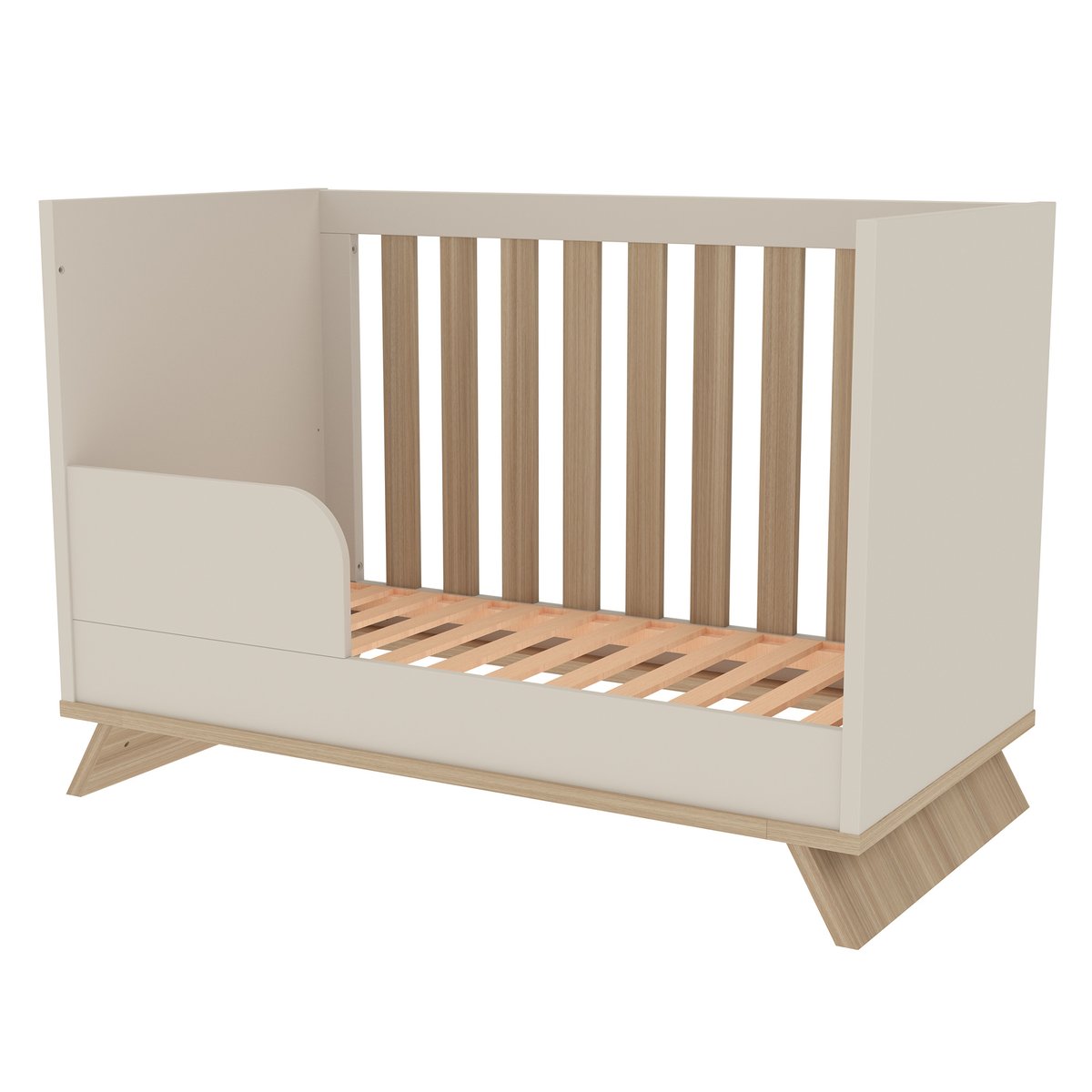 Lit Evolutif 60x120cm - SIENNA - Blanc crème, PREMIERS MOMENTS