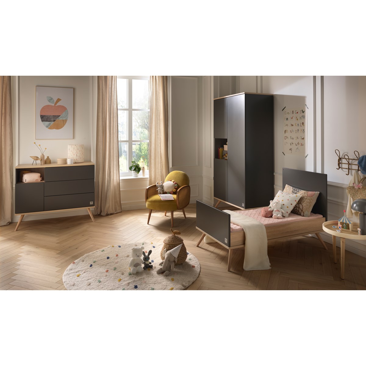 Lit évolutif gris, SAUTHON ORIGINAL
