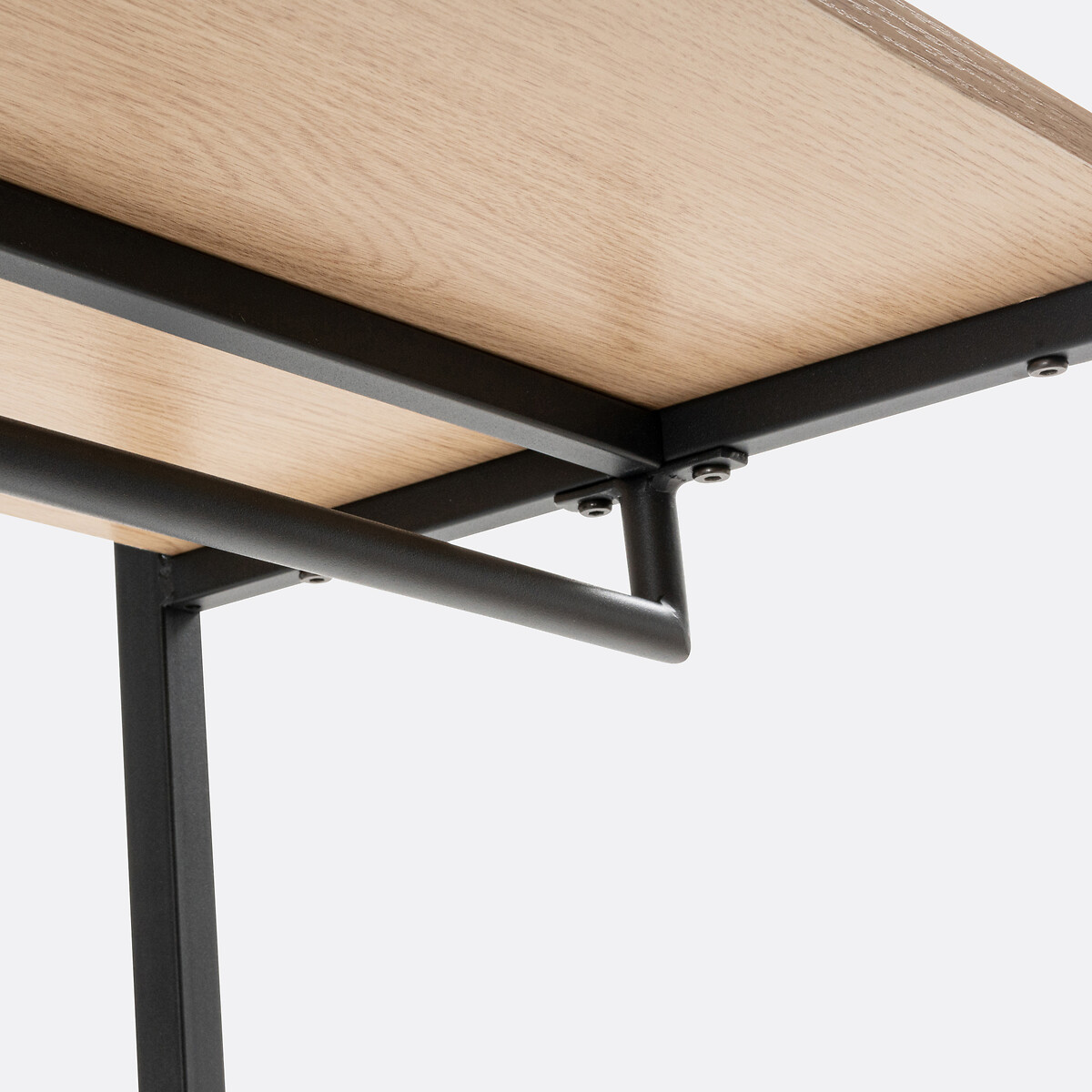 Módulo de armario an. 110 cm, Adarbi negro/madera, LA REDOUTE INTERIEURS