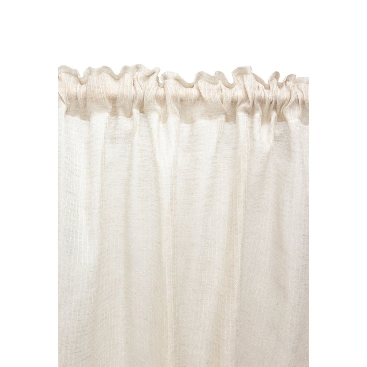 Rideau en voile de lin gris naturel, GABRIELLE PARIS