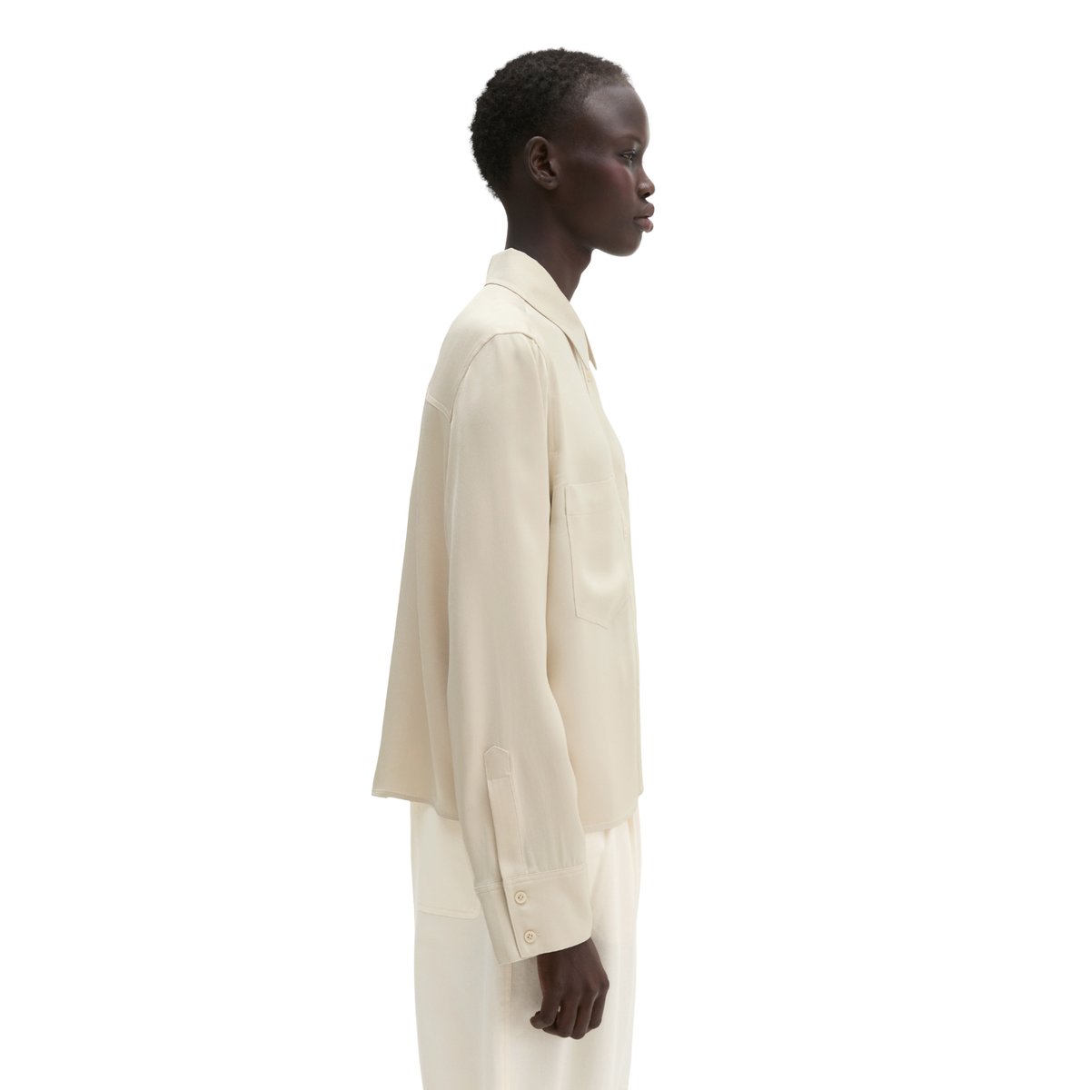 Survêtement relaxed en sergé de viscose noble beige, MARC O'POLO