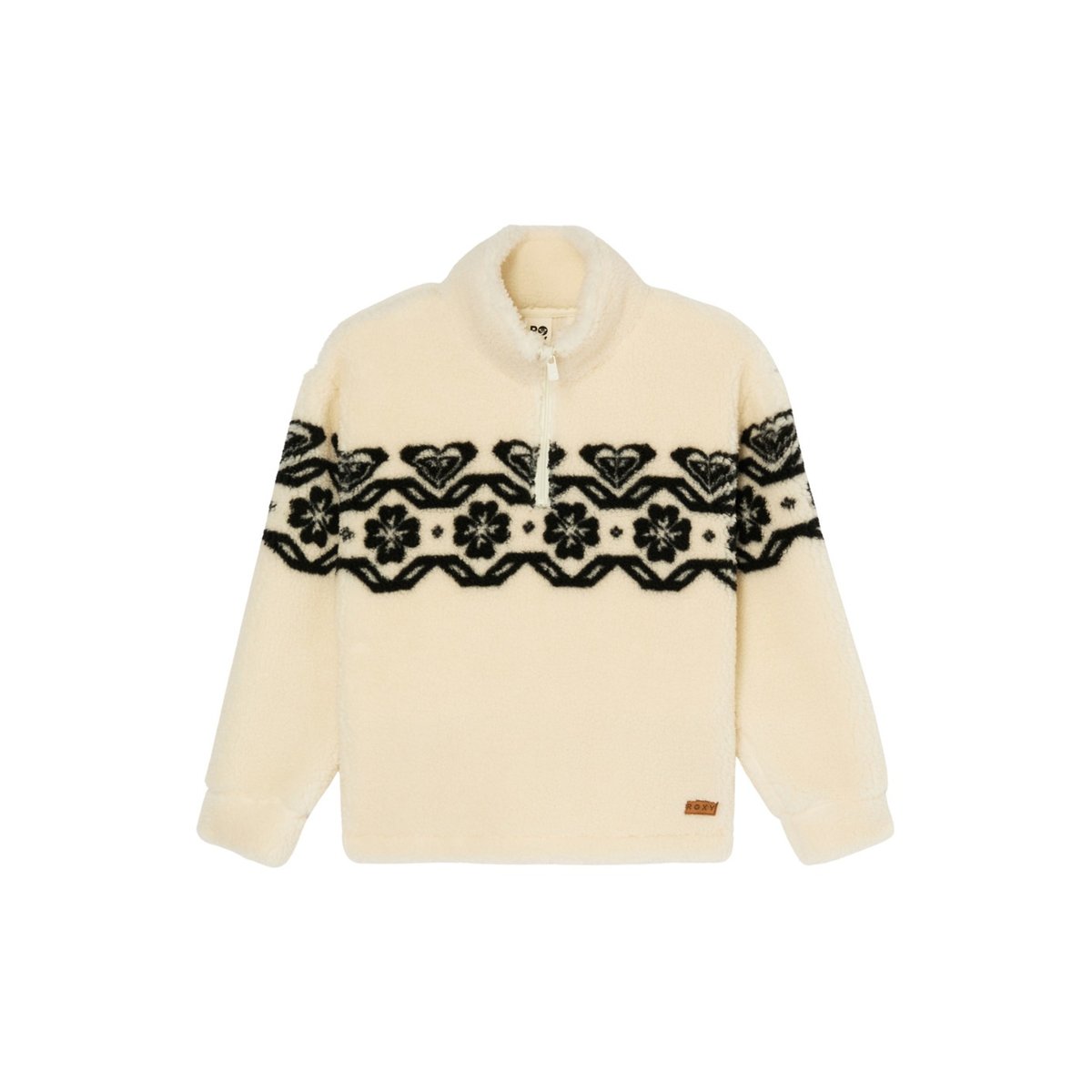 Polaire demi-zip TREASURE SOUL. blanc coconut milk, ROXY