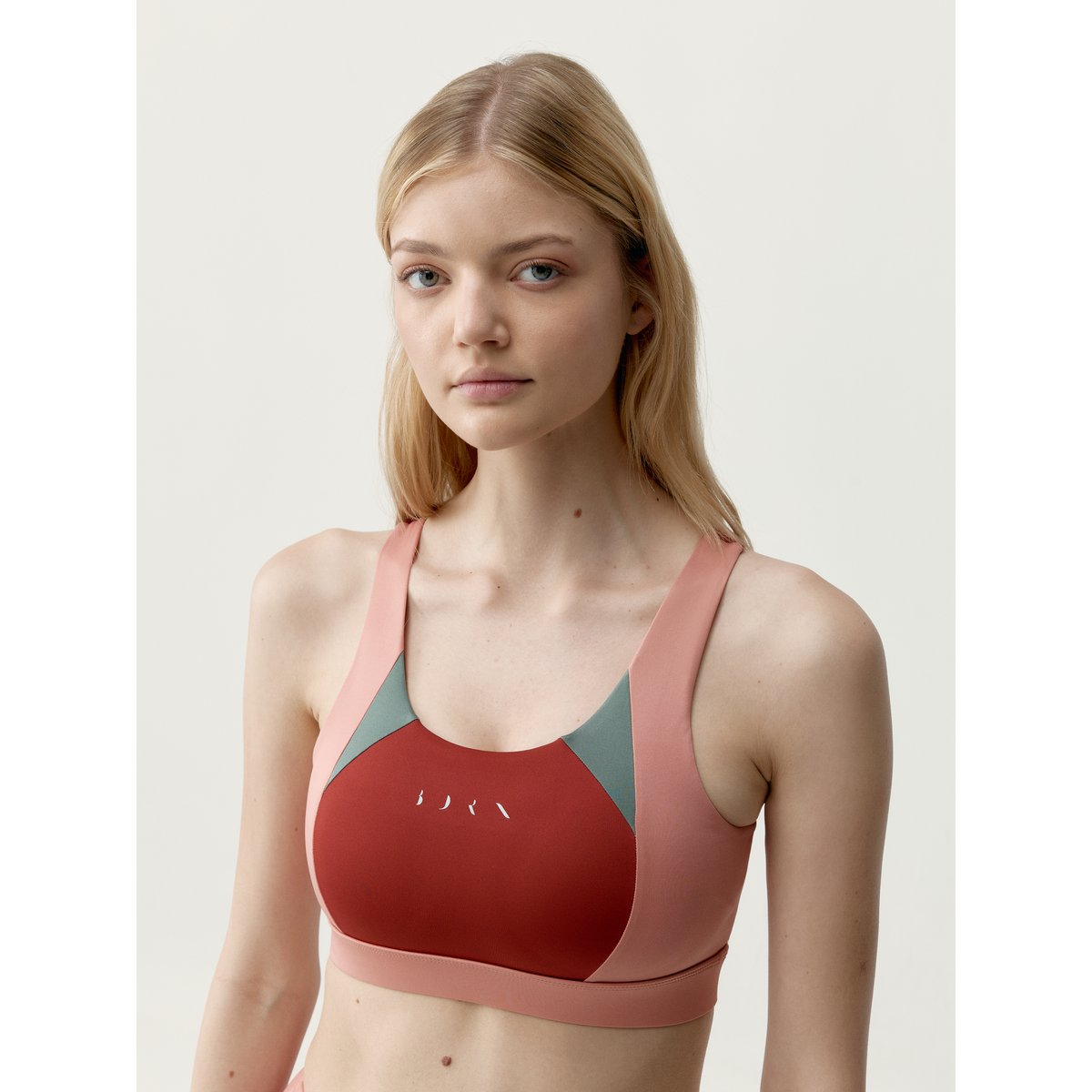 Brassière de Sport Performance Fixation Haute DARANA orange/beige, BORN