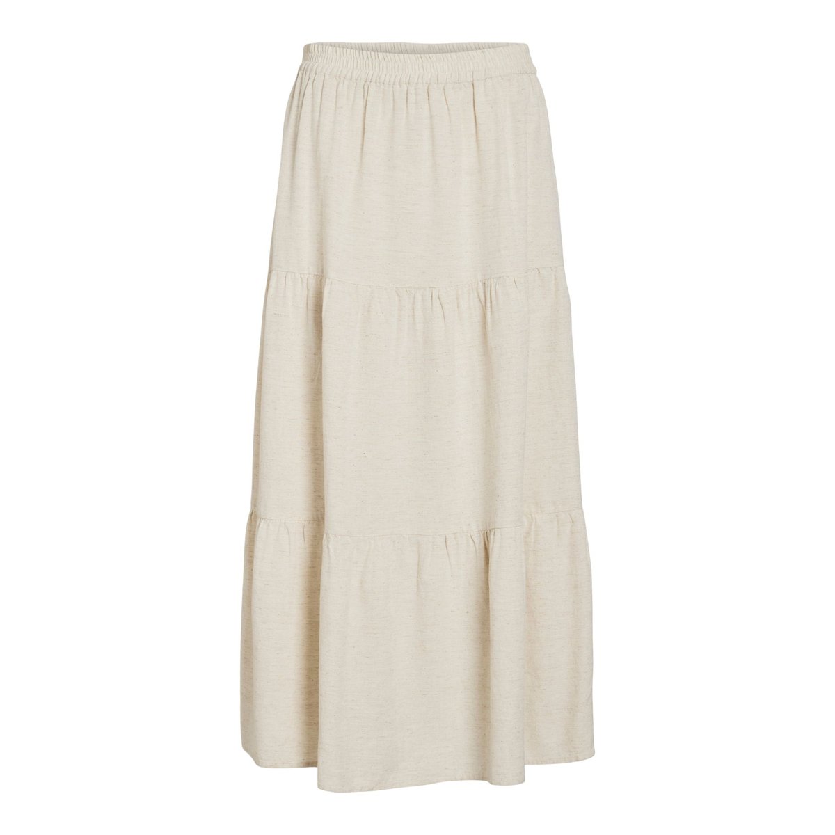 Jupe Longue super light natural melan, VILA
