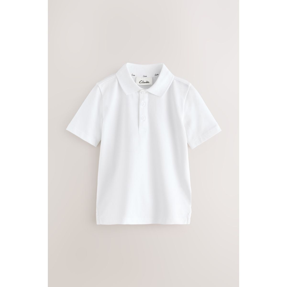 Polo d’école garçon manches courtes, lot de 5 blanc, NEXT