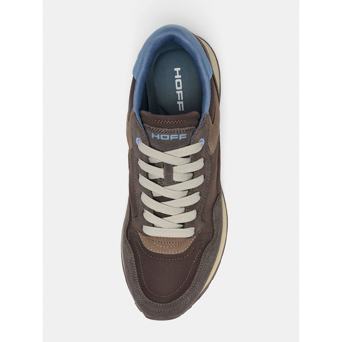 City Retro Suede Trainers brown, HOFF
