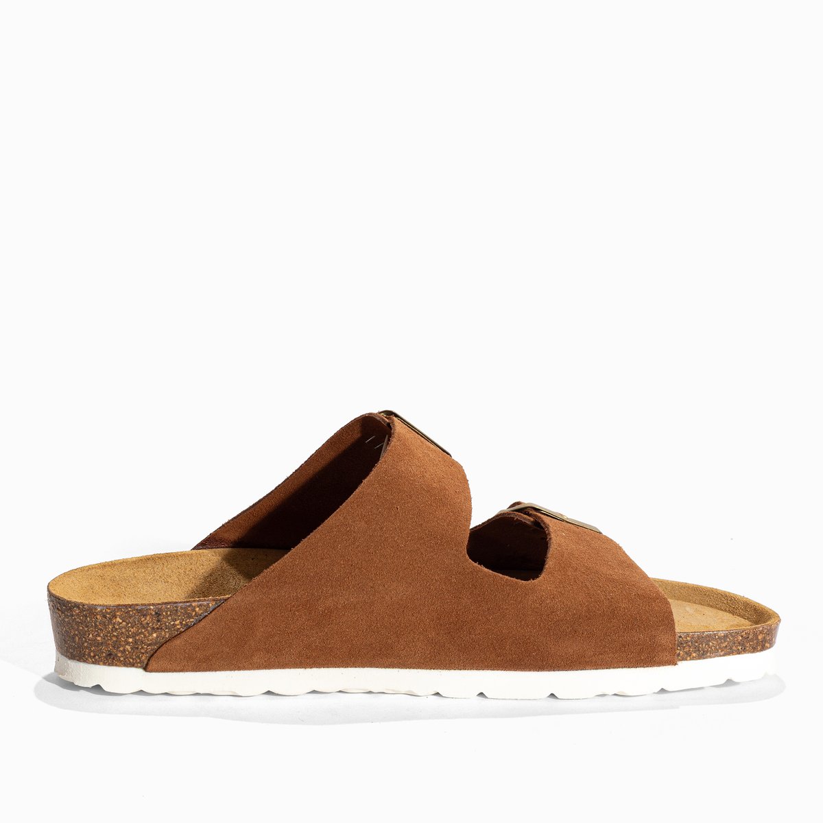 Sandales en cuir suedé ATLAS camel, BAYTON