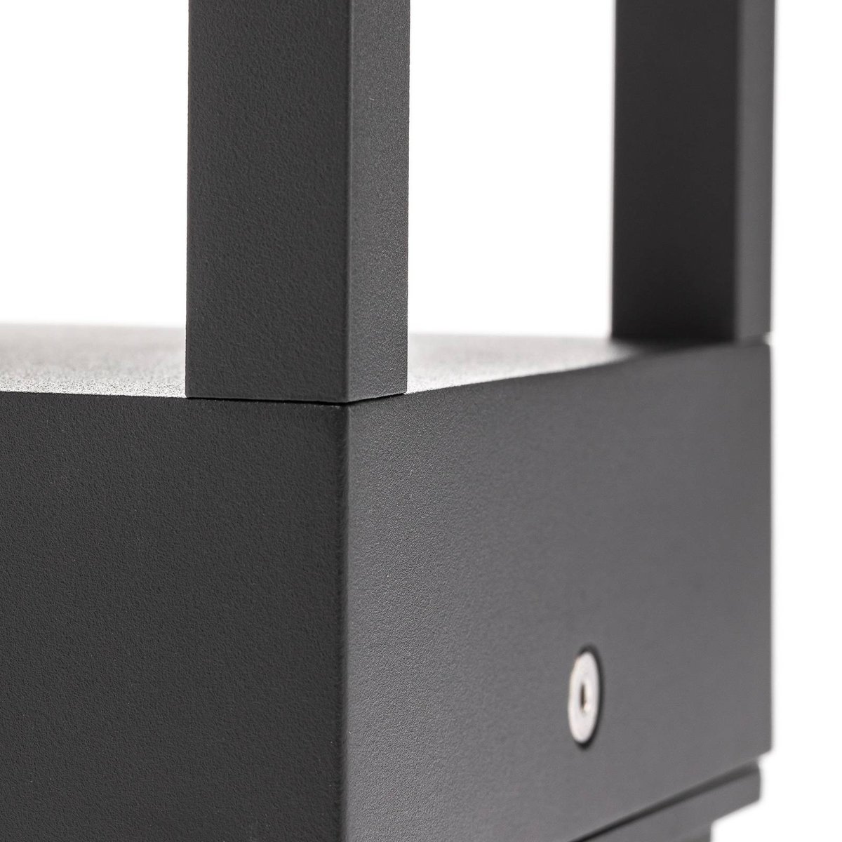 Luminaire extérieur en aluminium moderneLED anthracite, LUCANDE
