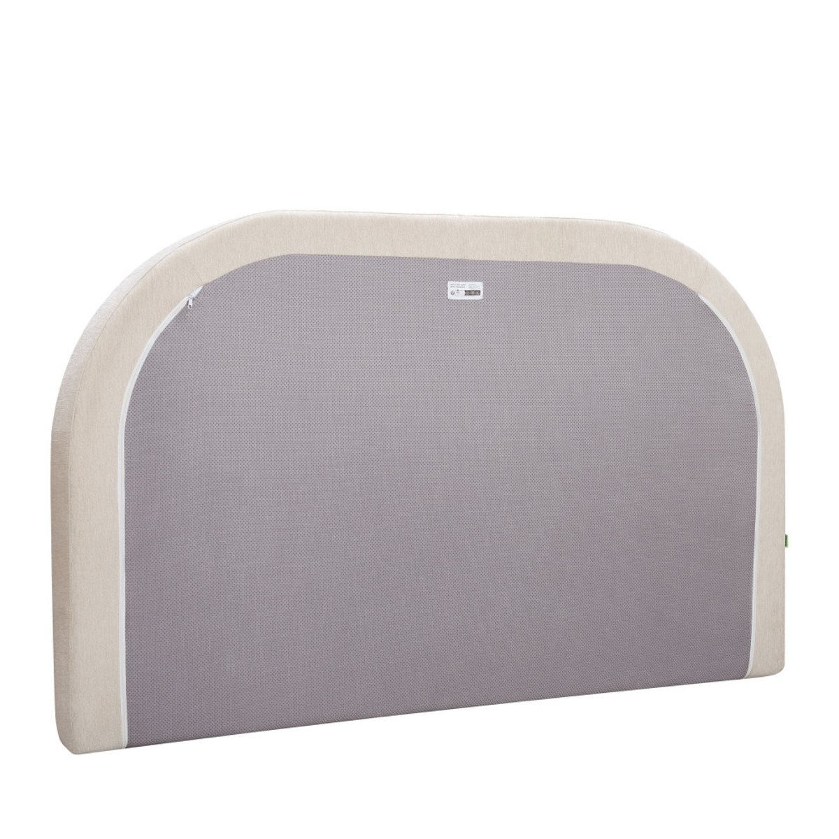 Tête de lit compressée en tissu demi-lune L 180 cm- WAYNE beige, DRAWER