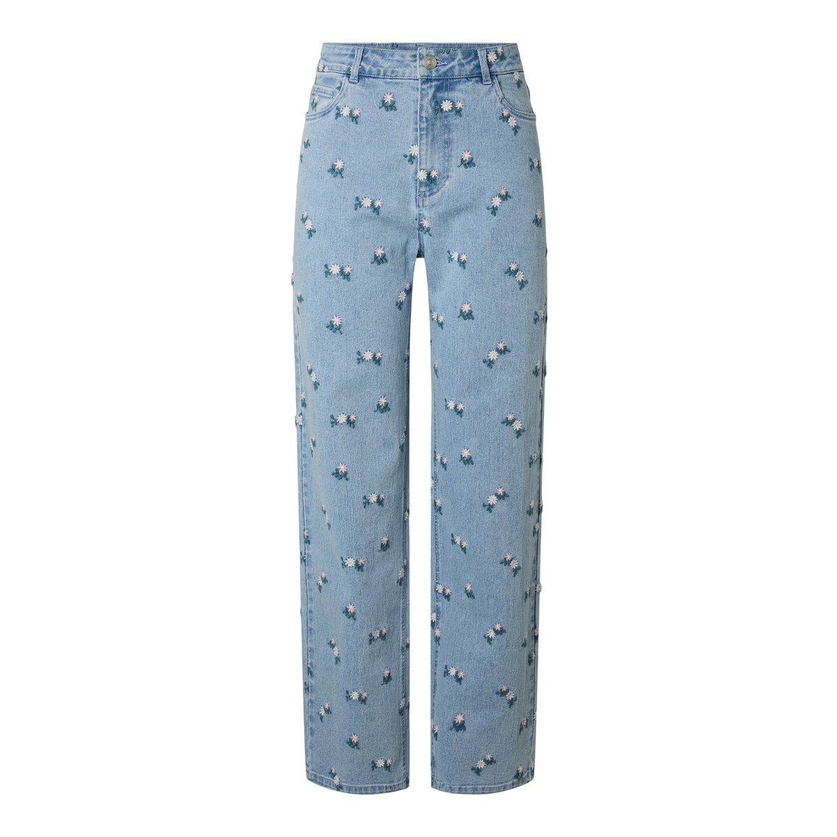 Jean Droit light blue denim, PIECES