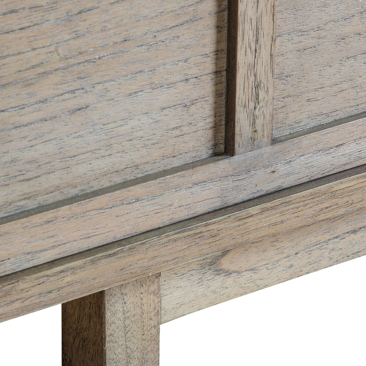 Bharhut Japandi Panelled Rattan Large 2 Door Sideboard wood, ÉDITÉ