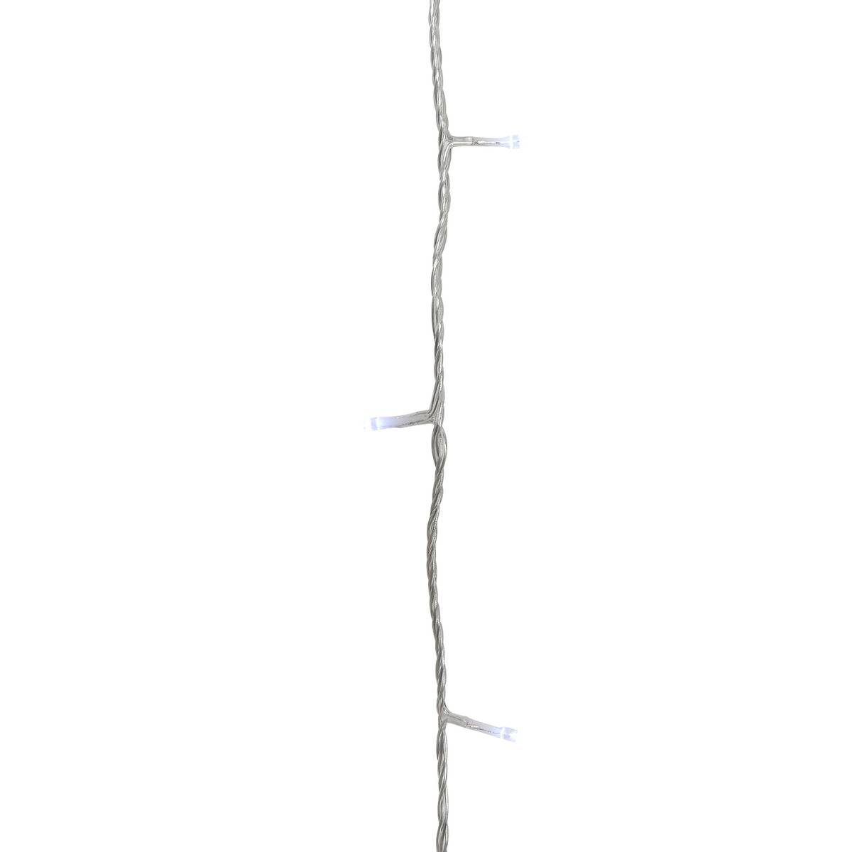 Rideau lumineux de façade d'extérieur 2 x 2 m 400 LED blanc froid à effets avec minuteur sur secteur blanc froid, FEERIC LIGHTS & CHRISTMAS