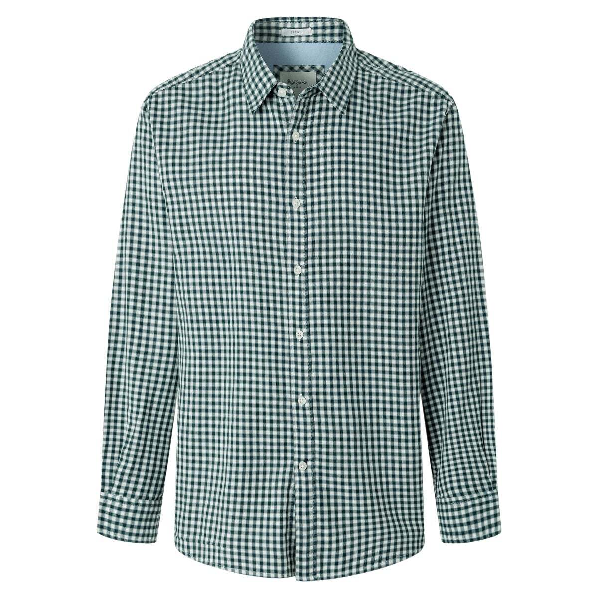 Chemise En Sergé À Carreaux Coupe Casual richmond green, PEPE JEANS