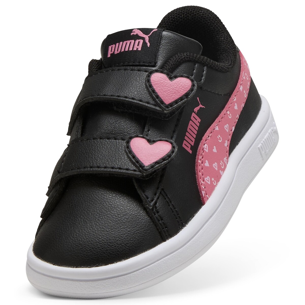 Baskets Smash 3.0 Hearty V noir/rose, PUMA