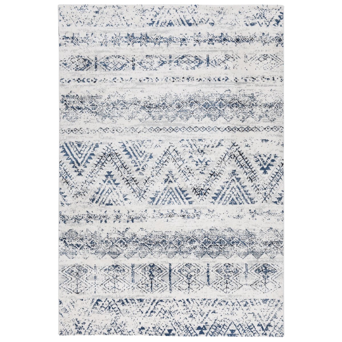 Tapis de salon tissé machine - ANNA MARIA bleu multi, GINO FALCONE