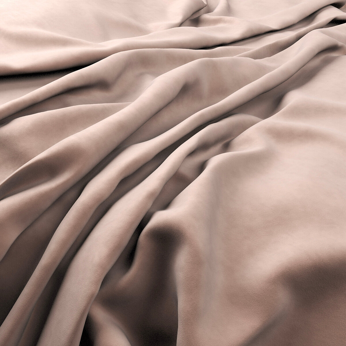 Denver Easy Velvet Corner Sofa blush pink, SWOON