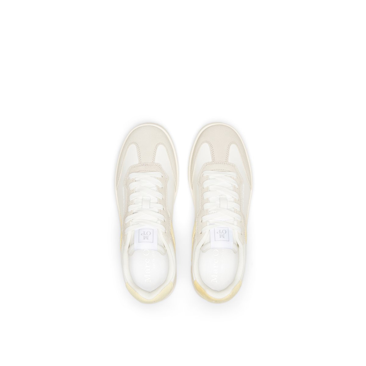 Baskets de cour avec des accents de couleur beige, MARC O'POLO