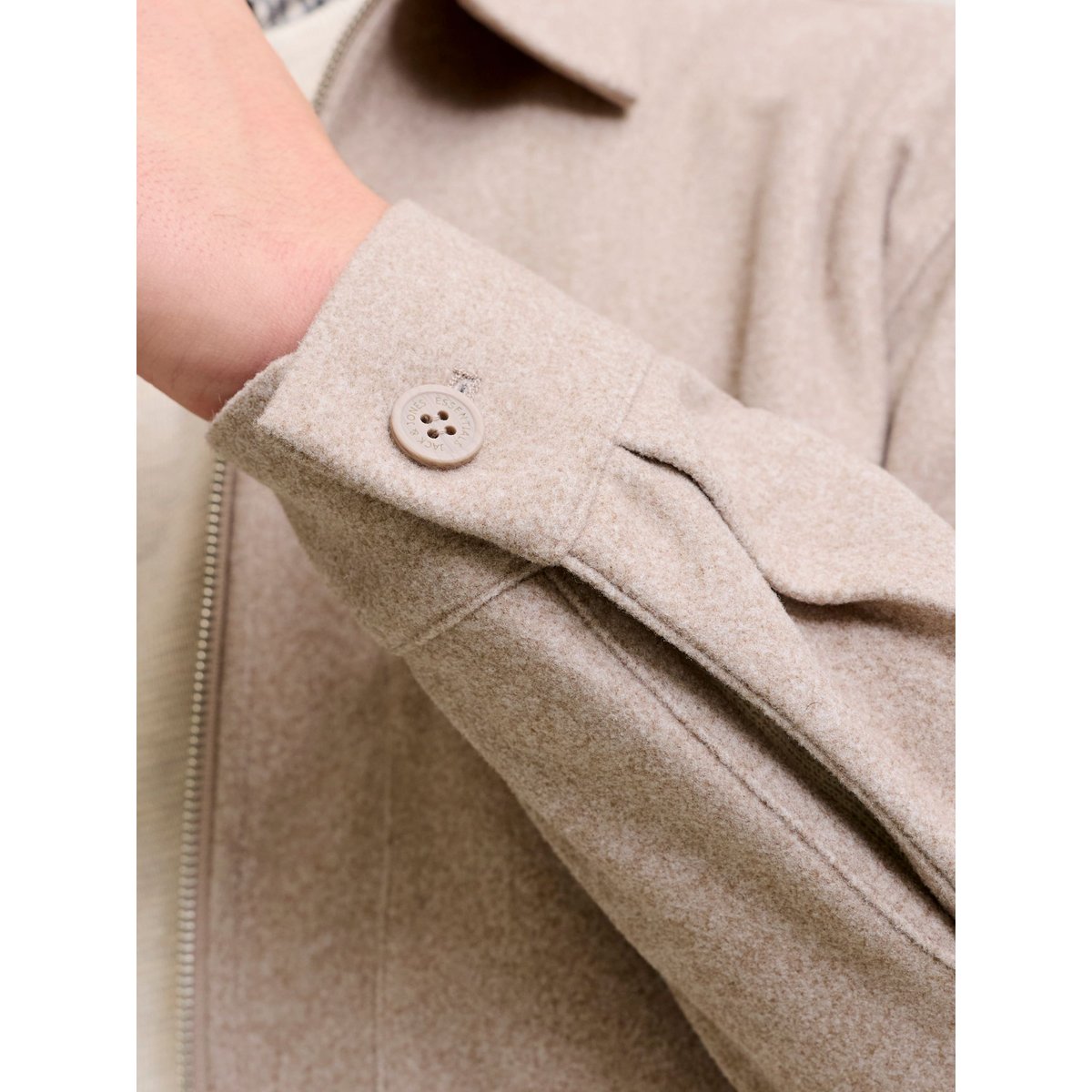 Surchemise oatmeal, JACK & JONES