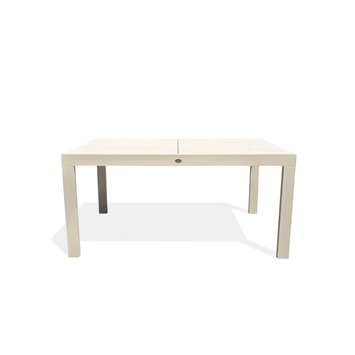 Table de jardin en aluminium et plateau sinterstone KALIBO grège, DCB GARDEN