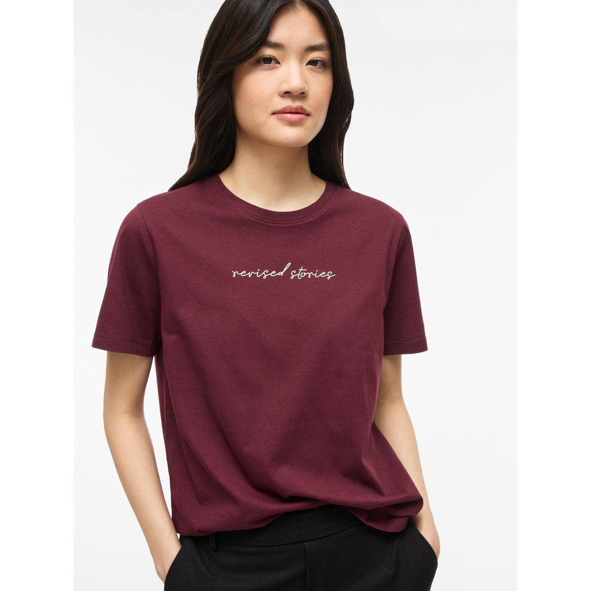 T-Shirt rouge - port royale1, VILA