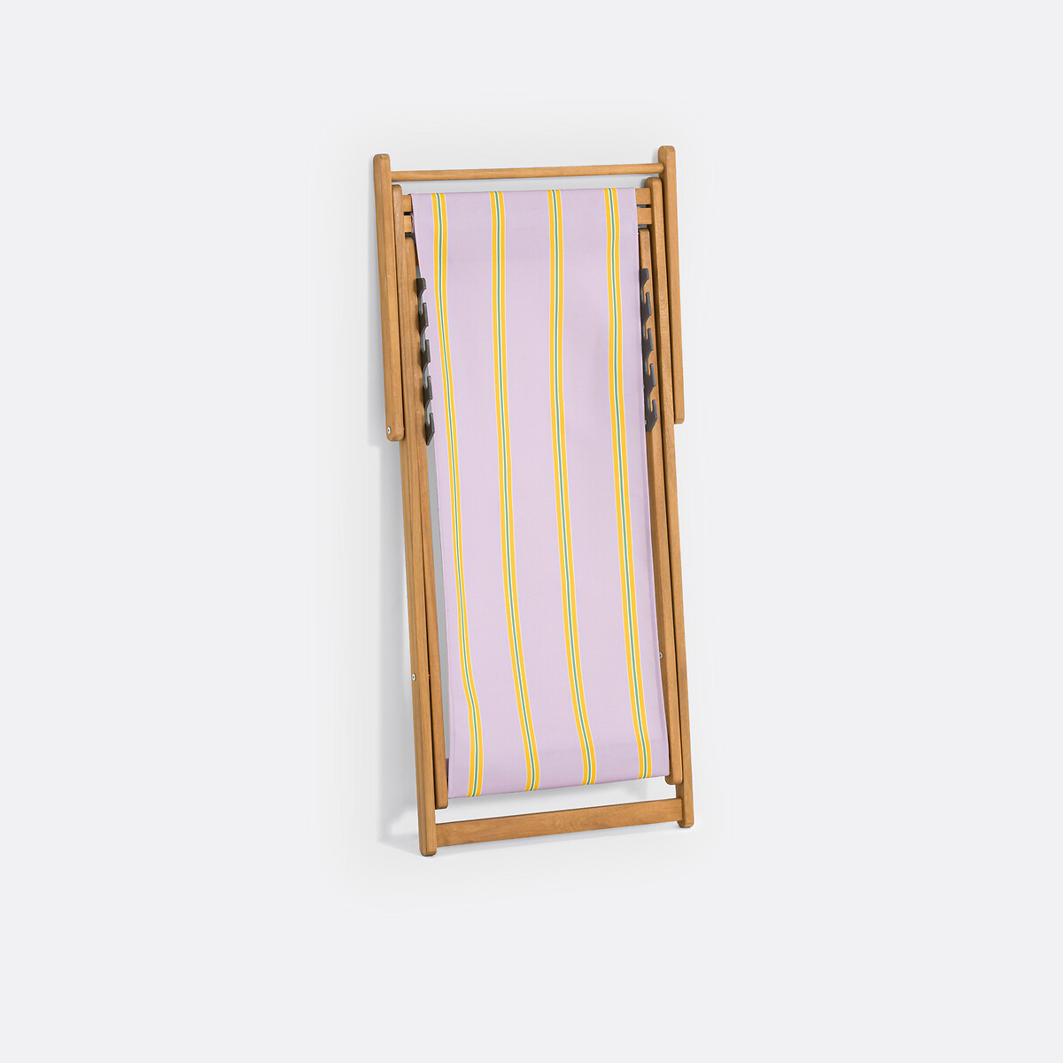 Chilienne acacia et toile, VENIZA rayé violet, LA REDOUTE INTERIEURS