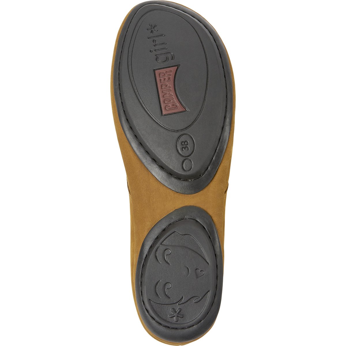 Bottines Right Nina Cuir marron foncé, CAMPER