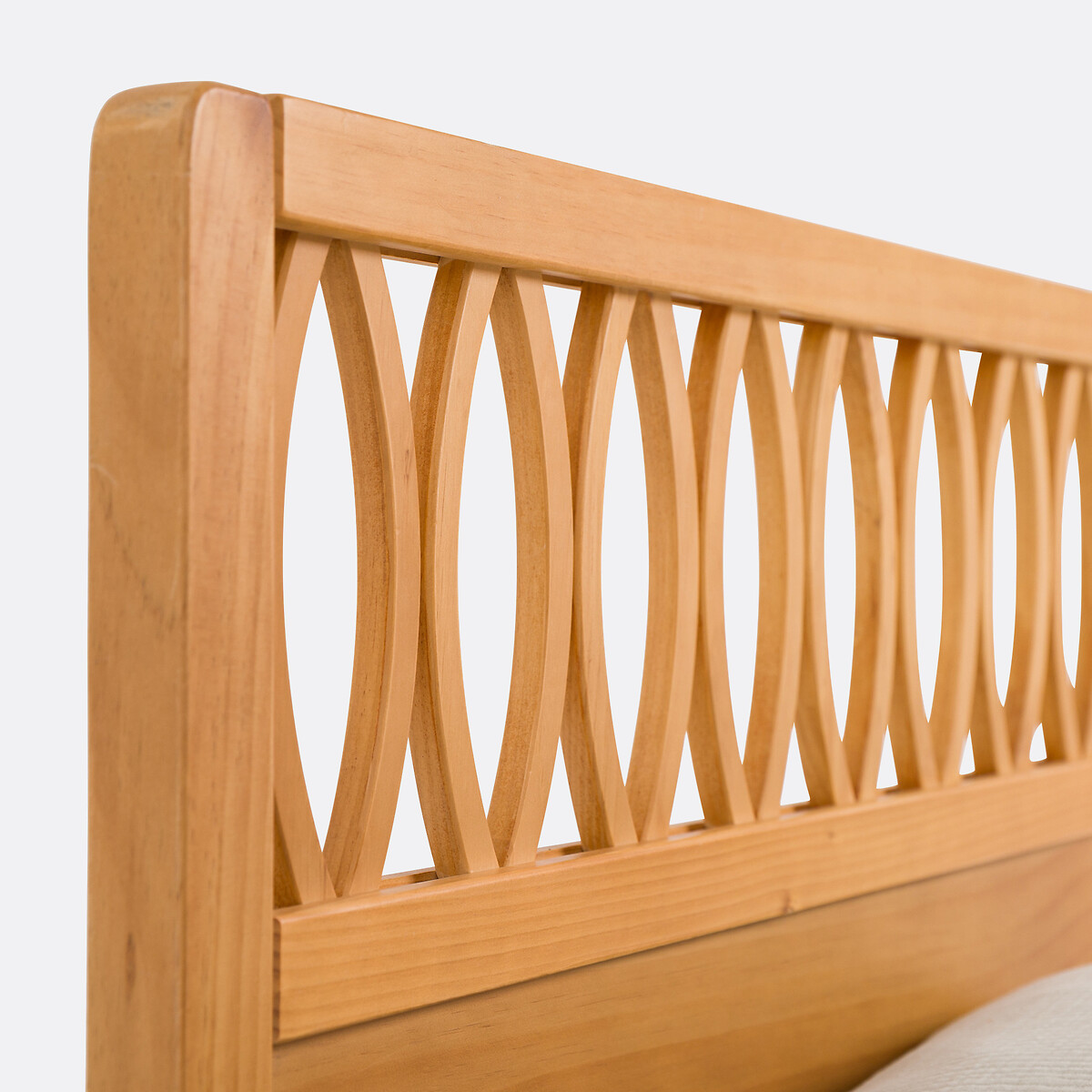 Vintage bed met lattenbodem, massief grenen, Malaya hout, LA REDOUTE INTERIEURS