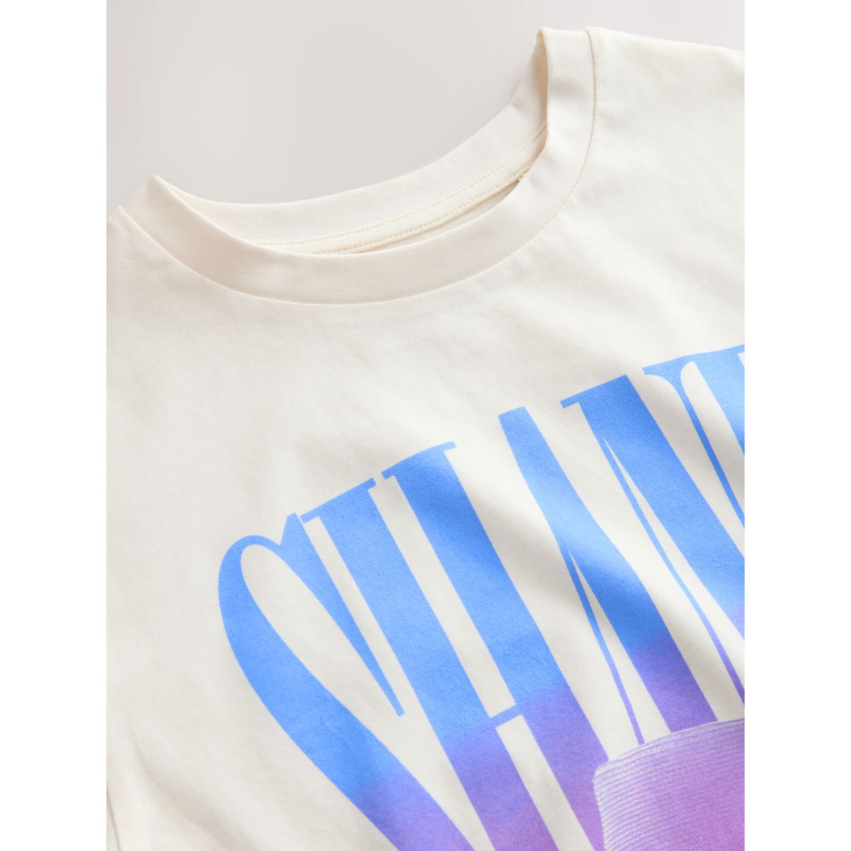 T-shirt oversize à motif shania twain écru, NEXT