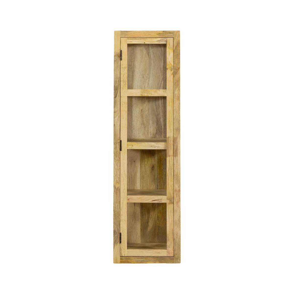 Vitrine en bois de manguier JULIET bois clair, MADE IN MEUBLES
