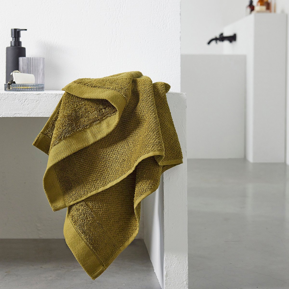 Maxi drap de bain uni BIO ORGANIC bronze, TODAY