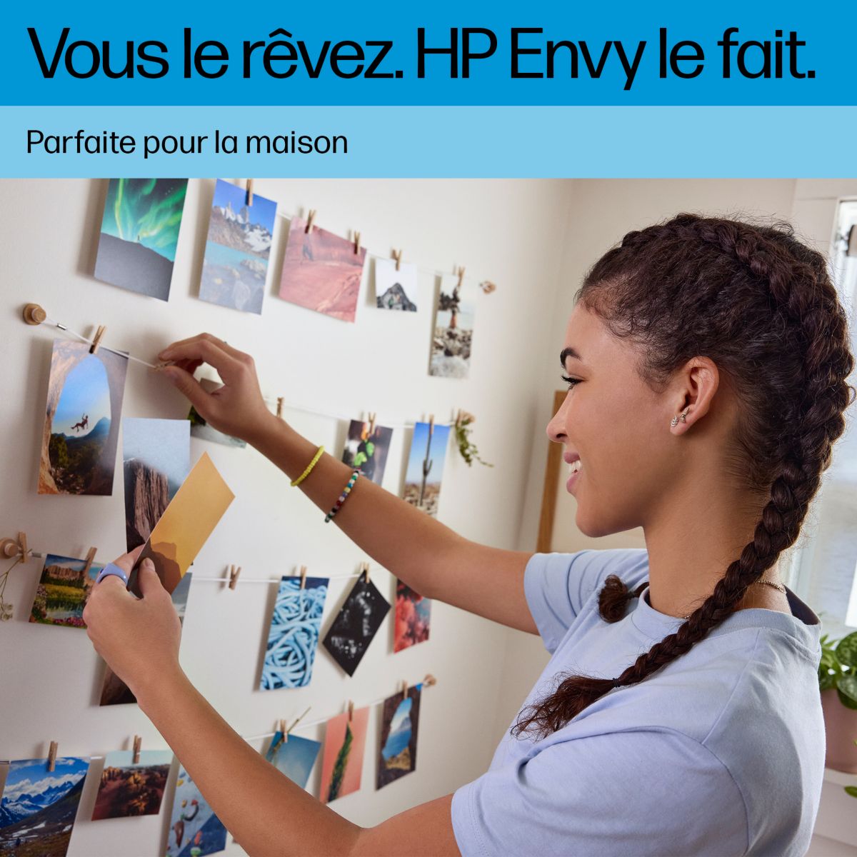 Imprimante jet d'encre Envy 6532e éligible Instant Ink couleur unique, HP