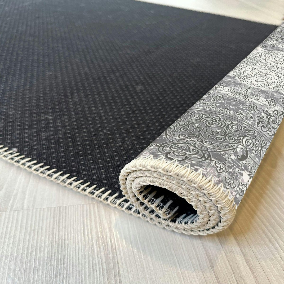 Tapis de salon décor oriental ISTANBUL gris, PIER IMPORT