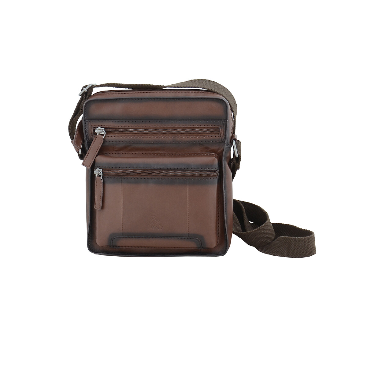 Bolsa em pele, DAKAR castanho, DAKAR