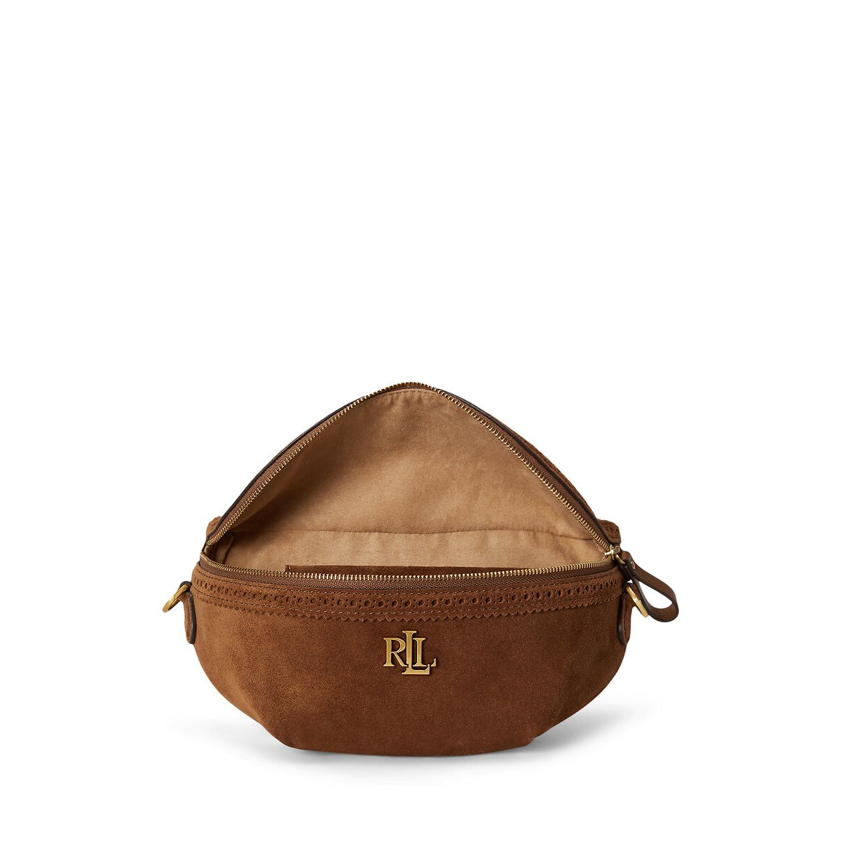 Sac banane en cuir suède, MARCY tabac, LAUREN RALPH LAUREN