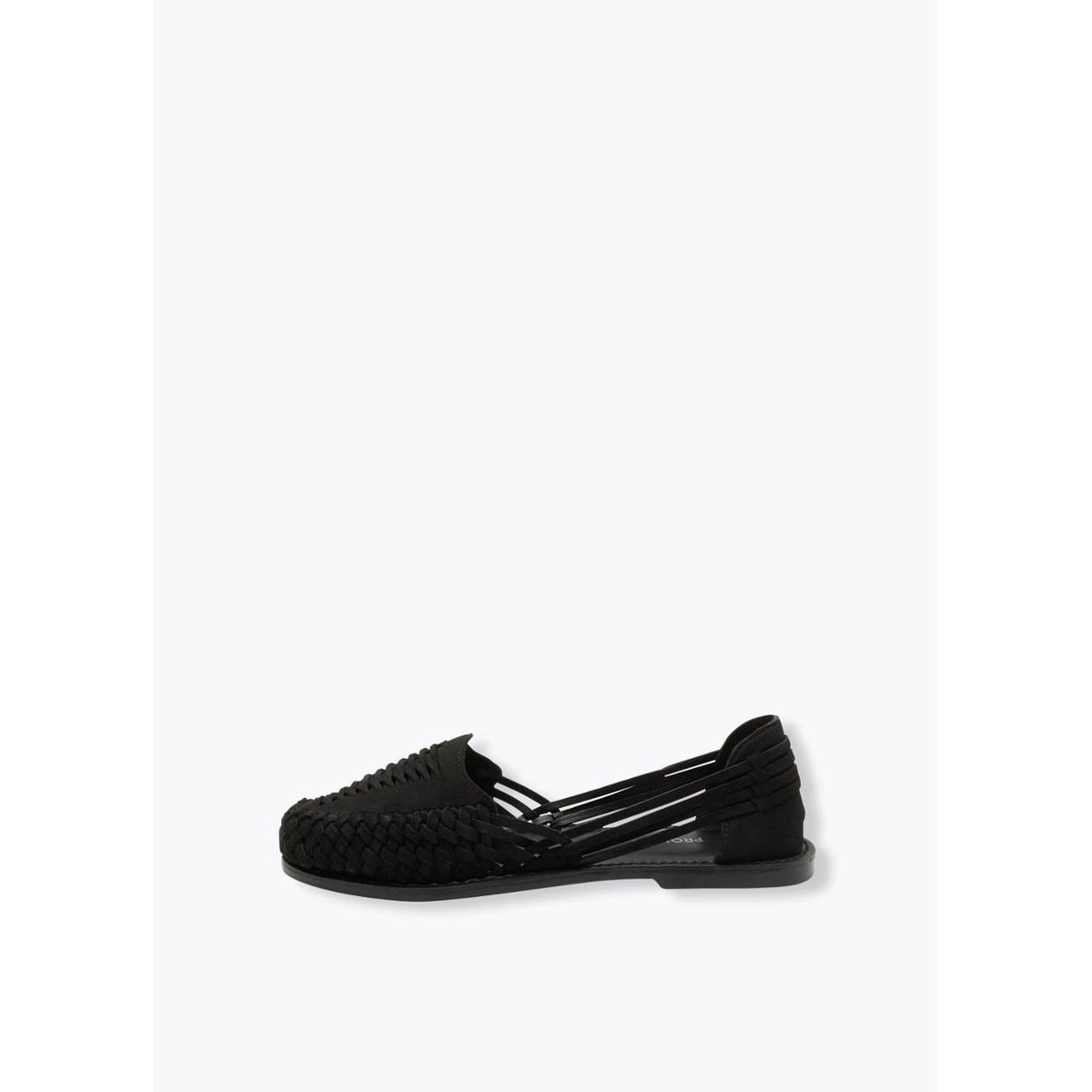 Mocassins en cuir suédé noir, PROMOD