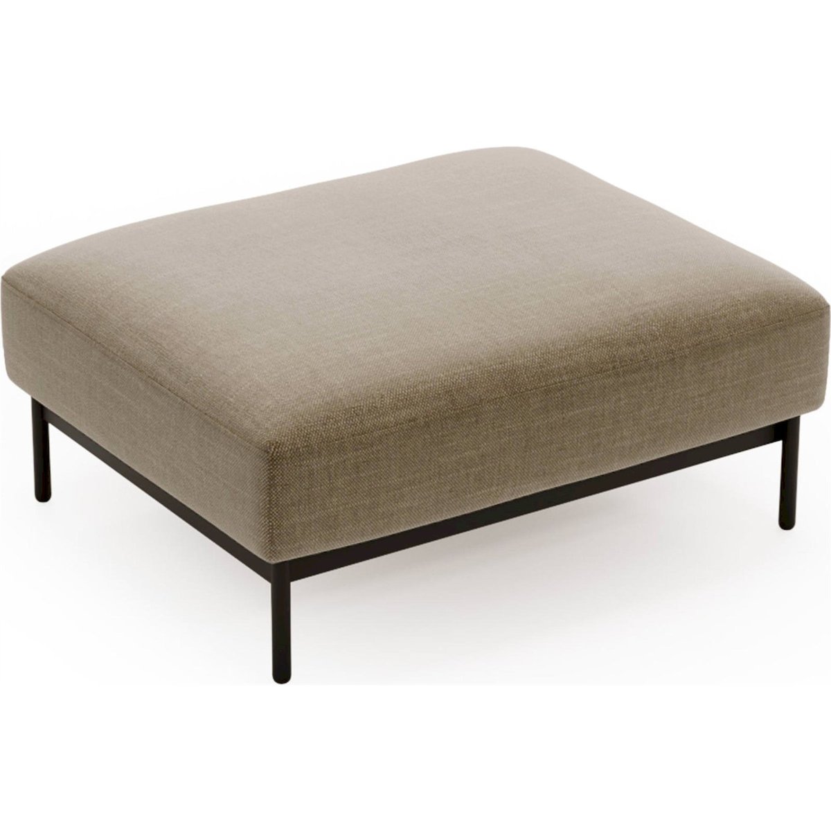 Pouf carré collection SOLIANERO bleu marine, RECOLLECTION