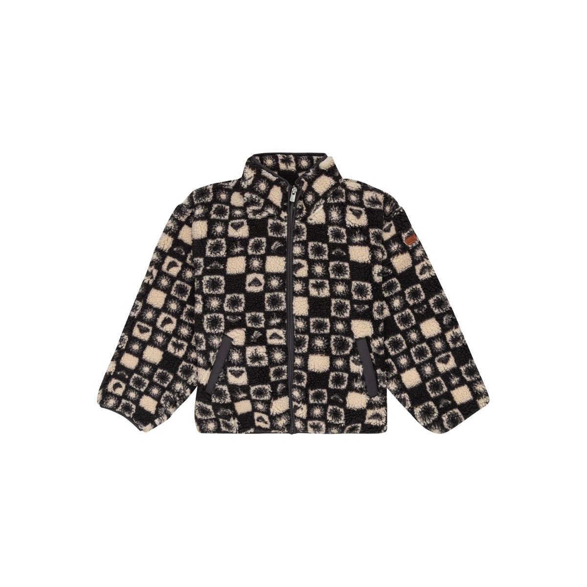 Veste polaire zippée LIKE ELECTRICITY. noir phantom sunsquare, ROXY