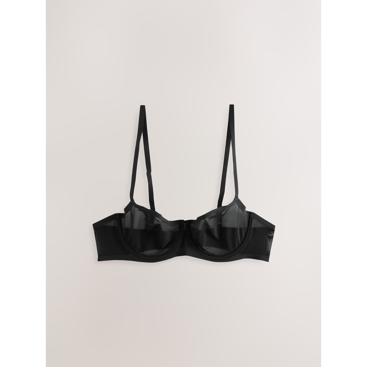 Soutien-gorge balconnet en mesh, lot de 2 noir/rose, NEXT